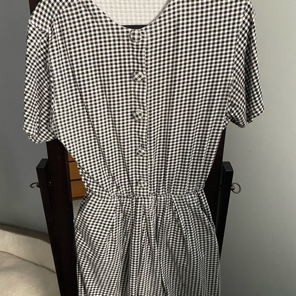 Vintage B/W Romper